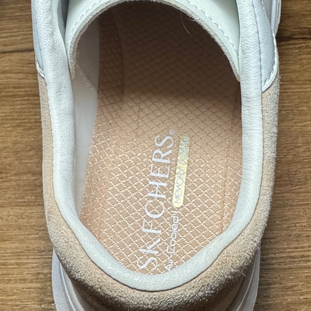 Women's SKECHERS Cordova Classic - Best Behavior sneakers. White/Blush Sz 8.5 - Picture 7 of 9